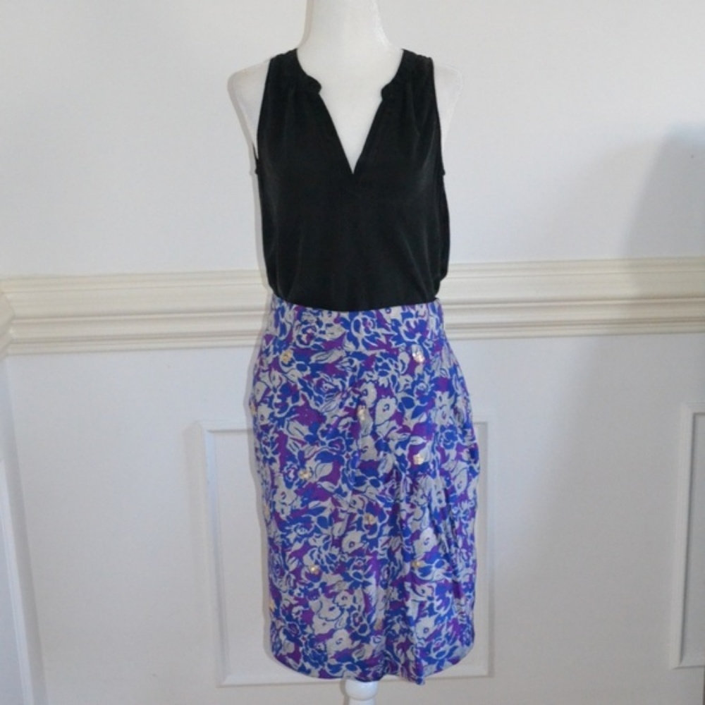 Anthropologie Fei midi skirt, Size 4, EUC